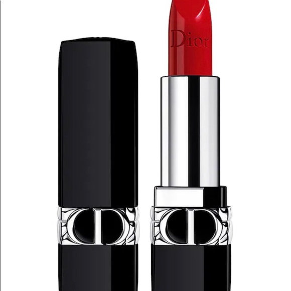 DIOR ROUGE 999 SATIN REFILLABLE LIPSTICKS - Picture 2 of 9